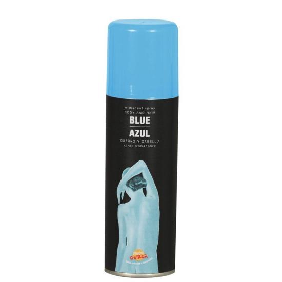 Spray Corporal e Cabelo Azul Iridescente - 75 ml