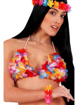 sutiã floral havaiano