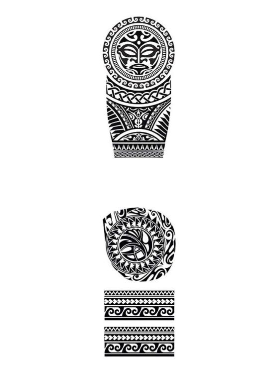 Homens Tatuados Flores Negras