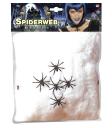 Teia de aranha 100 g, 5 aranhas