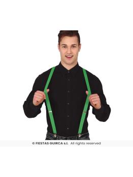 Suspensórios Verdes – Acessório para Fantasias, Carnaval e Festas