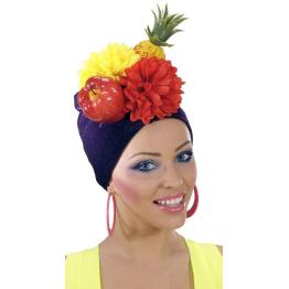 Cocar de frutas Carmen Miranda