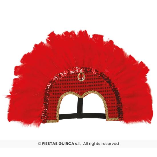 Festivais de Guirca com Cocar de Penas