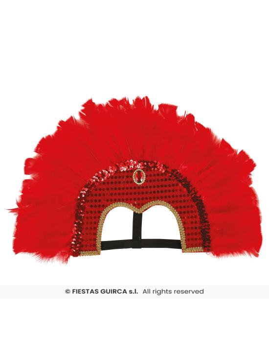 Festivais de Guirca com Cocar de Penas