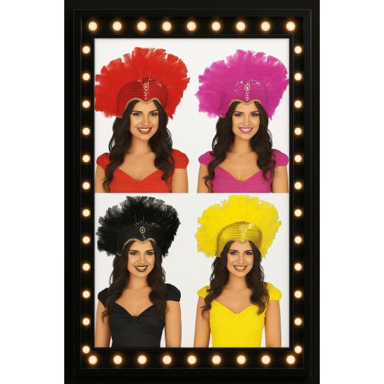 Festivais de Guirca com Cocar de Penas