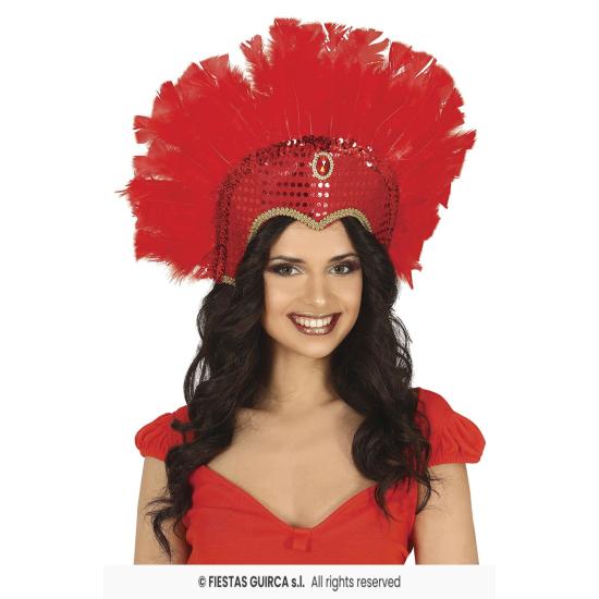 Festivais de Guirca com Cocar de Penas