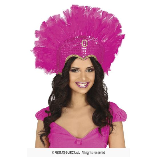 Festivais de Guirca com Cocar de Penas