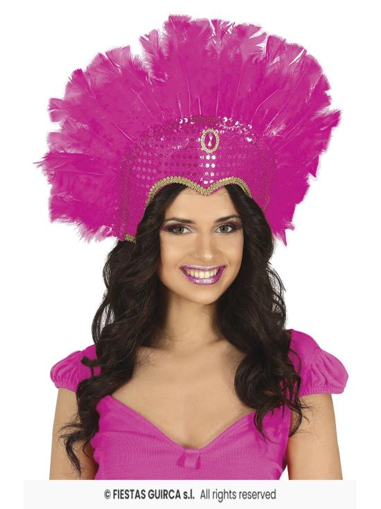Festivais de Guirca com Cocar de Penas