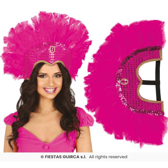 Festivais de Guirca com Cocar de Penas