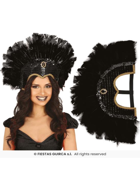Festivais de Guirca com Cocar de Penas