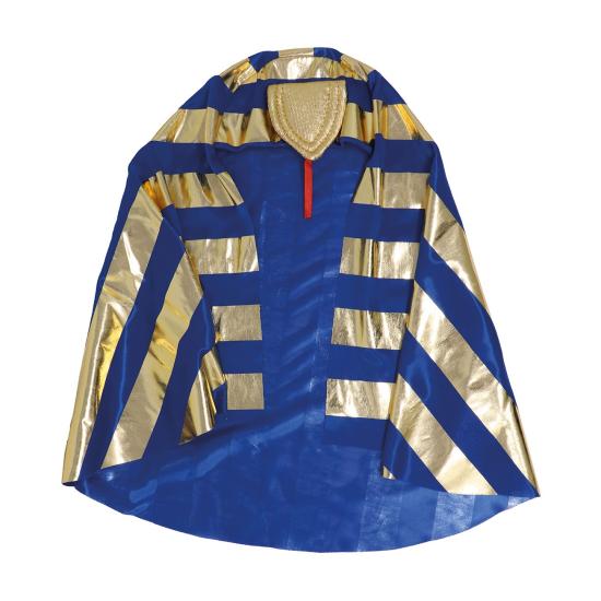 Cocar Faraó Ouro Azul Adulto