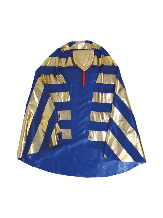 Cocar de Faraó Dourado e Azul Adulto