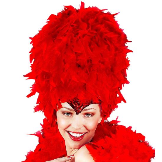 Cocar de penas e lantejoulas coloridas Cocar de penas e lantejoulas coloridas