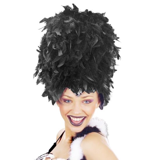 Cocar de penas e lantejoulas coloridas Cocar de penas e lantejoulas coloridas