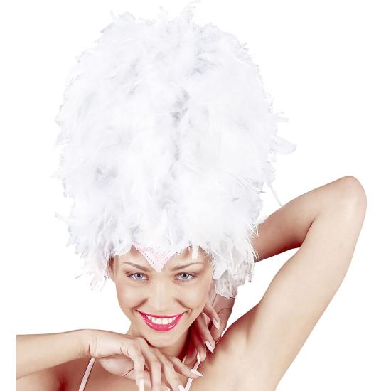 Cocar de penas e lantejoulas coloridas Cocar de penas e lantejoulas coloridas