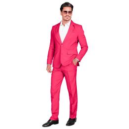 Terno, jaqueta e calças coloridas masculinas, showman, febre disco, festa temática de cassino