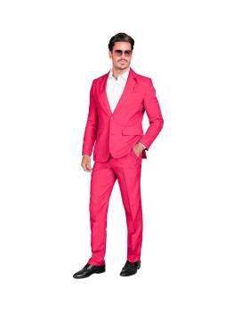 Terno, jaqueta e calças coloridas masculinas, showman, febre disco, festa temática de cassino