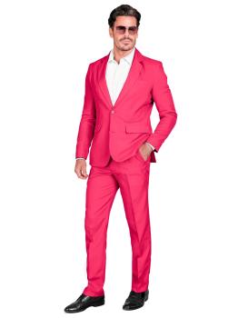Terno, jaqueta e calças coloridas masculinas, showman, febre disco, festa temática de cassino