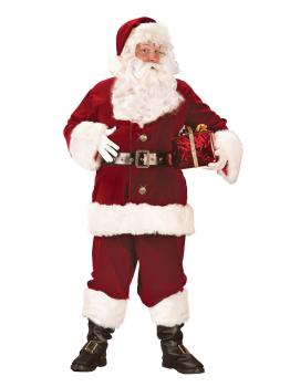 Traje de Papai Noel super luxuoso