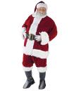 Roupa de Papai Noel em veludo ultrafino de alta qualidade