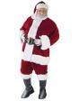 Roupa de Papai Noel em veludo ultrafino de alta qualidade