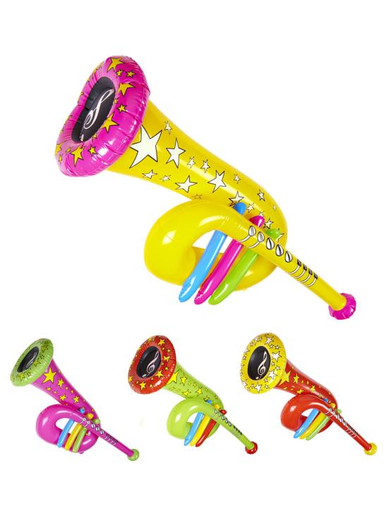 Tuba Palhaço Inflável com Apito.