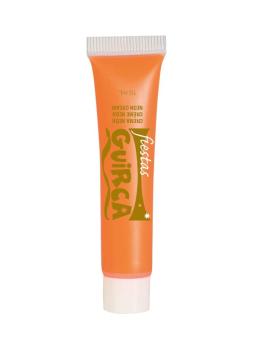 Tubo de maquiagem laranja neon 10 ml