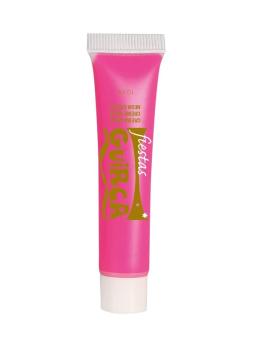 Tubo de maquiagem rosa neon 10 ml