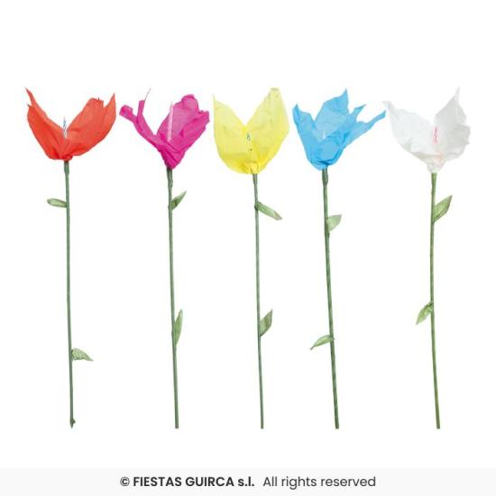 Tulipa para Dança das Lanternas com Vela 50 cm **