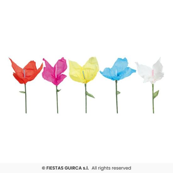 Tulipa para Dança das Lanternas com Vela 50 cm **