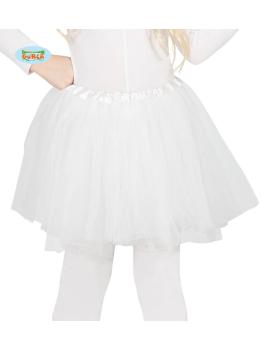 Tutu Branco 30 cm para criança