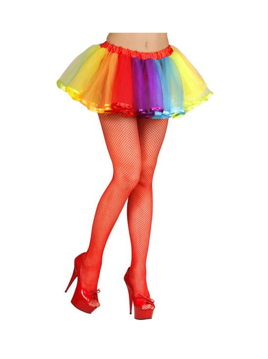 Tutu arco-íris multicolorido para adulto