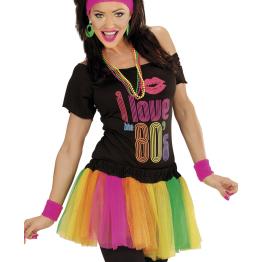 Tutu Multicolor Fluorescente Adulto