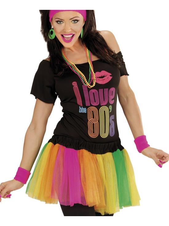 Tutu Multicolor Fluorescente Adulto