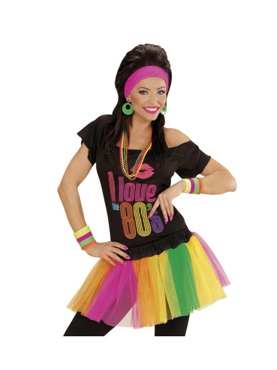 Tutu Multicolor Fluorescente Adulto