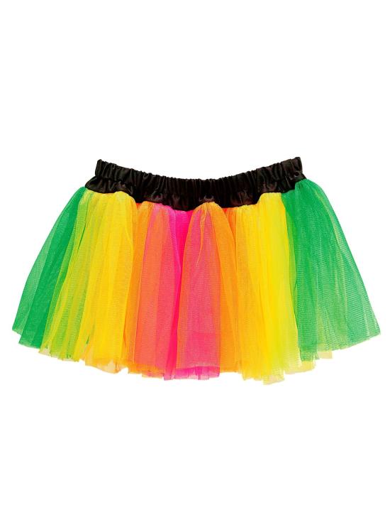 Tutu Multicolor Fluorescente Adulto