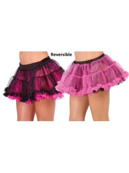 Tutu rosa reversível adulto