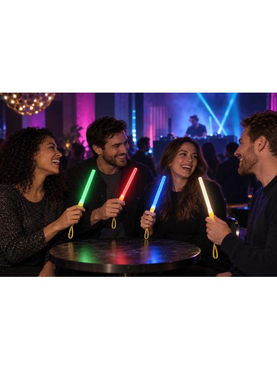 Bastão luminoso de 25 cm para festas | TuyYo Costumes