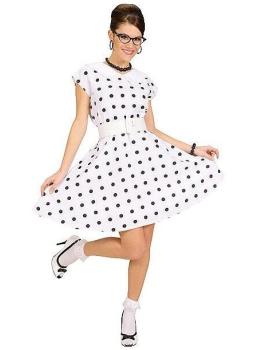 VESTIDO BRANCO ANOS 50