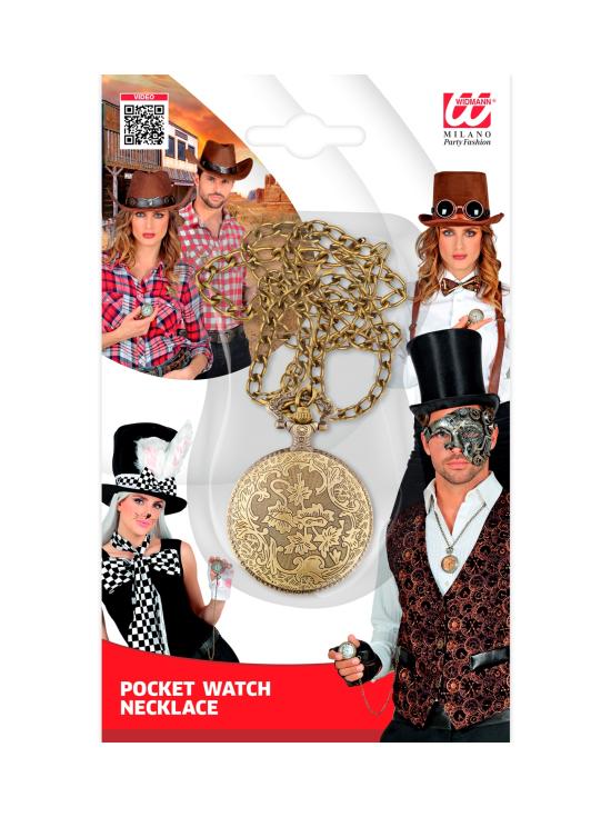 Colar com relógio de bolso Widmann Steampunk – Modelo 10026