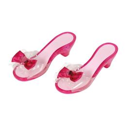 Sapatos Princesa Rosa com Laço *