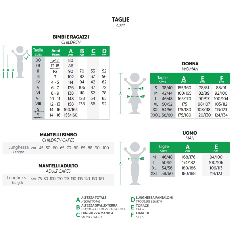Tabela de tamanhos de Fantasia de xerife tamanho único (ML)